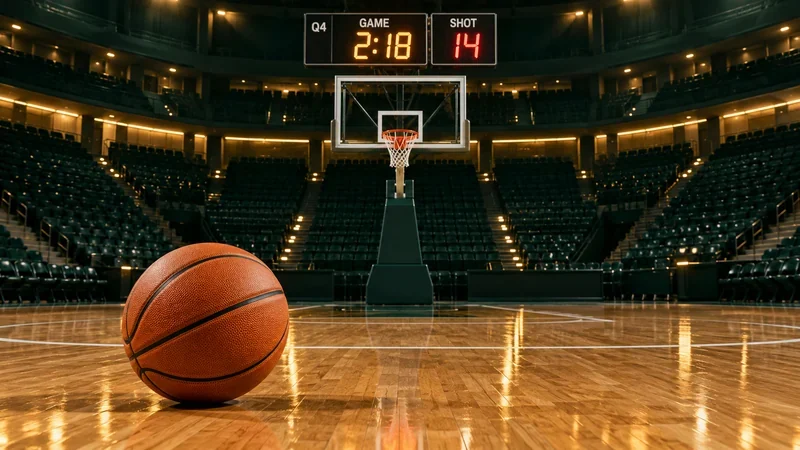 ဘတ်စကက်ဘောကွင်း၊ ဘောလုံး၊ hoop နှင့် backboard သရုပ်ဖော်ပုံ